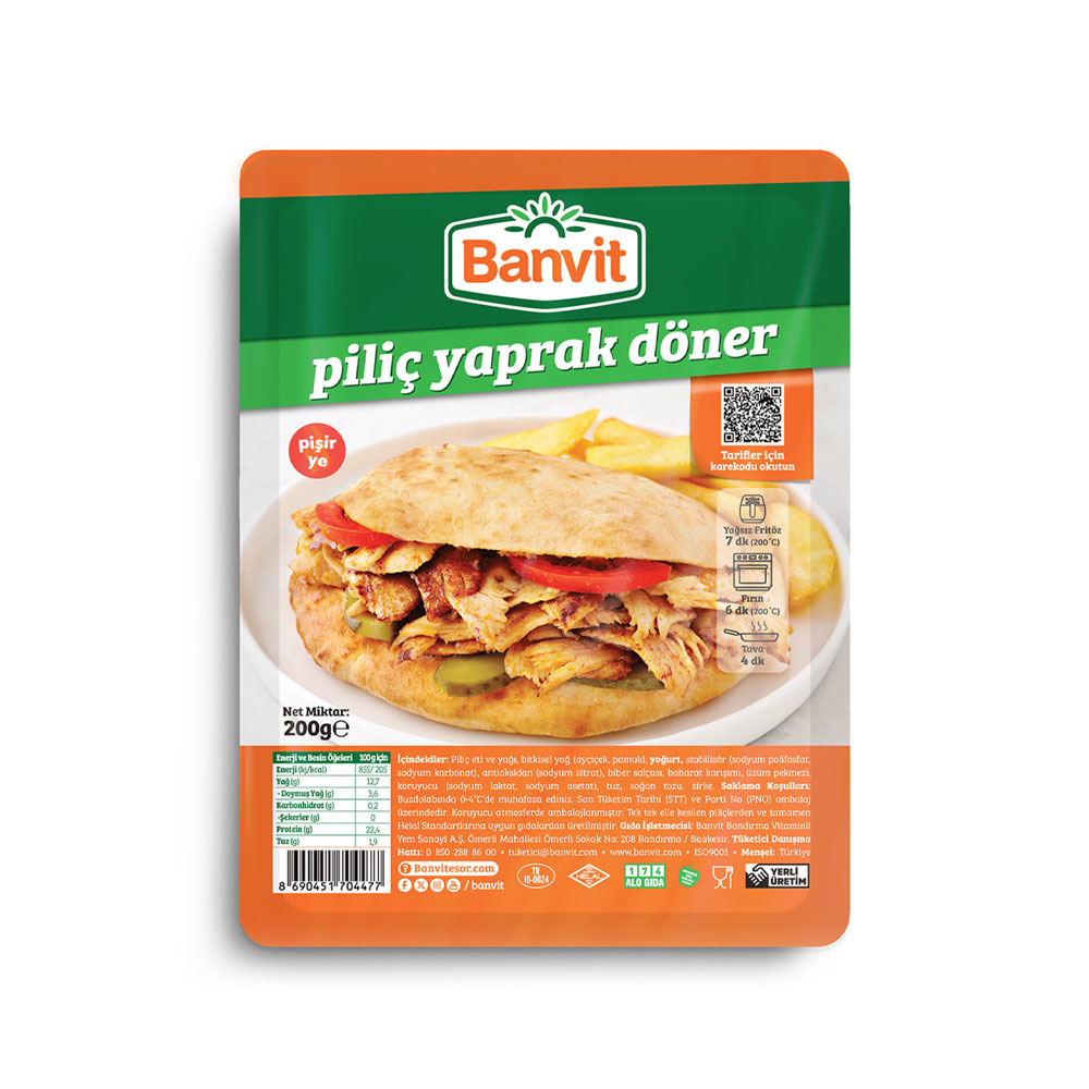 Banvit Piliç Yaprak Döner 200 G