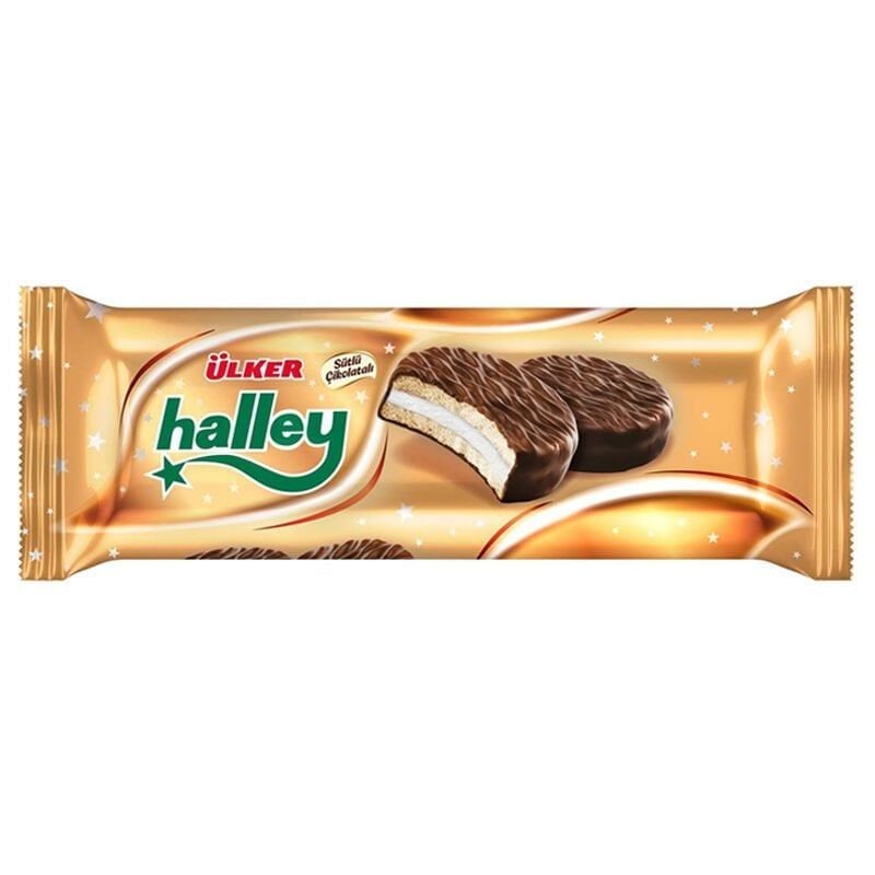 Halley Çikolata Kaplamalı Sandviç Bisküvi 8'Li 240 Gr