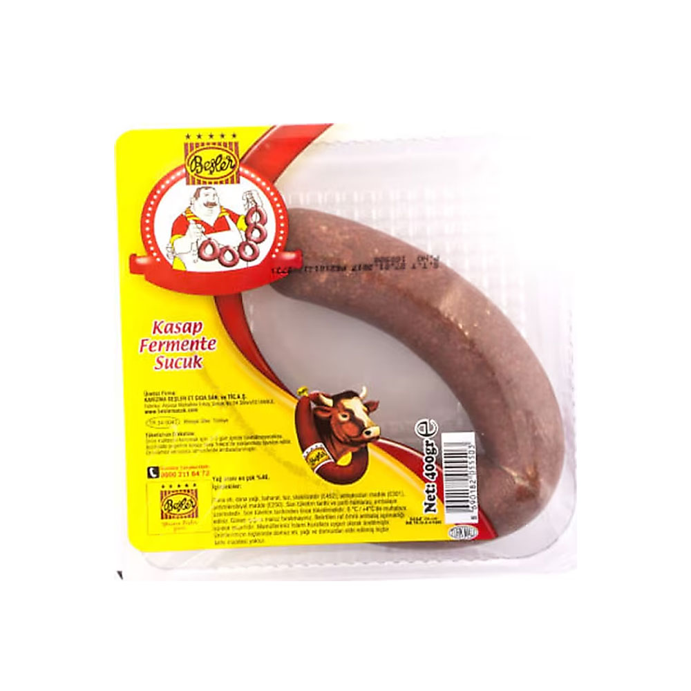 Beşler Gıda Beşler Dana Fermente Sucuk 400 gr