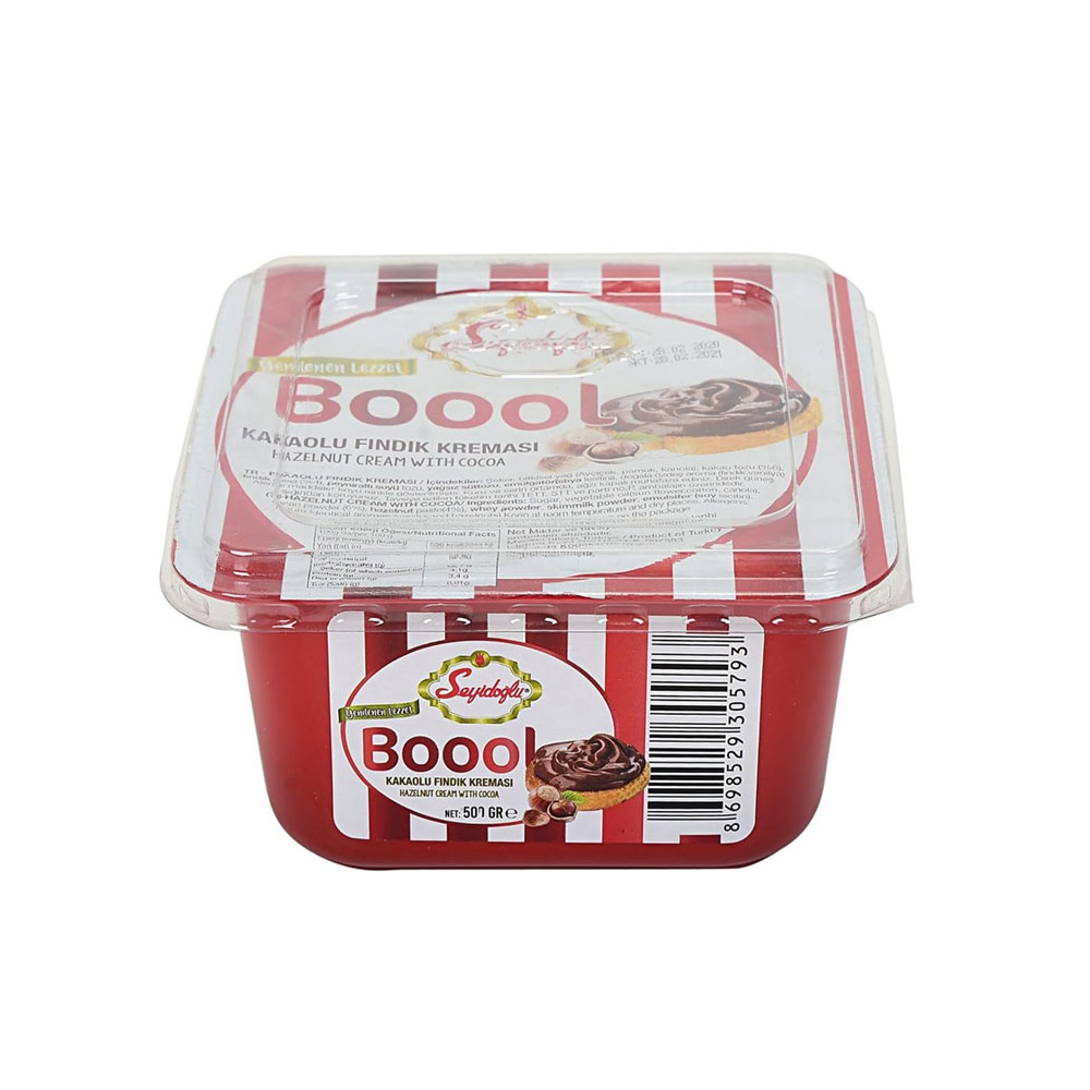Seyidoğlu Boool Kakaolu Fındık Kreması 500 Gr