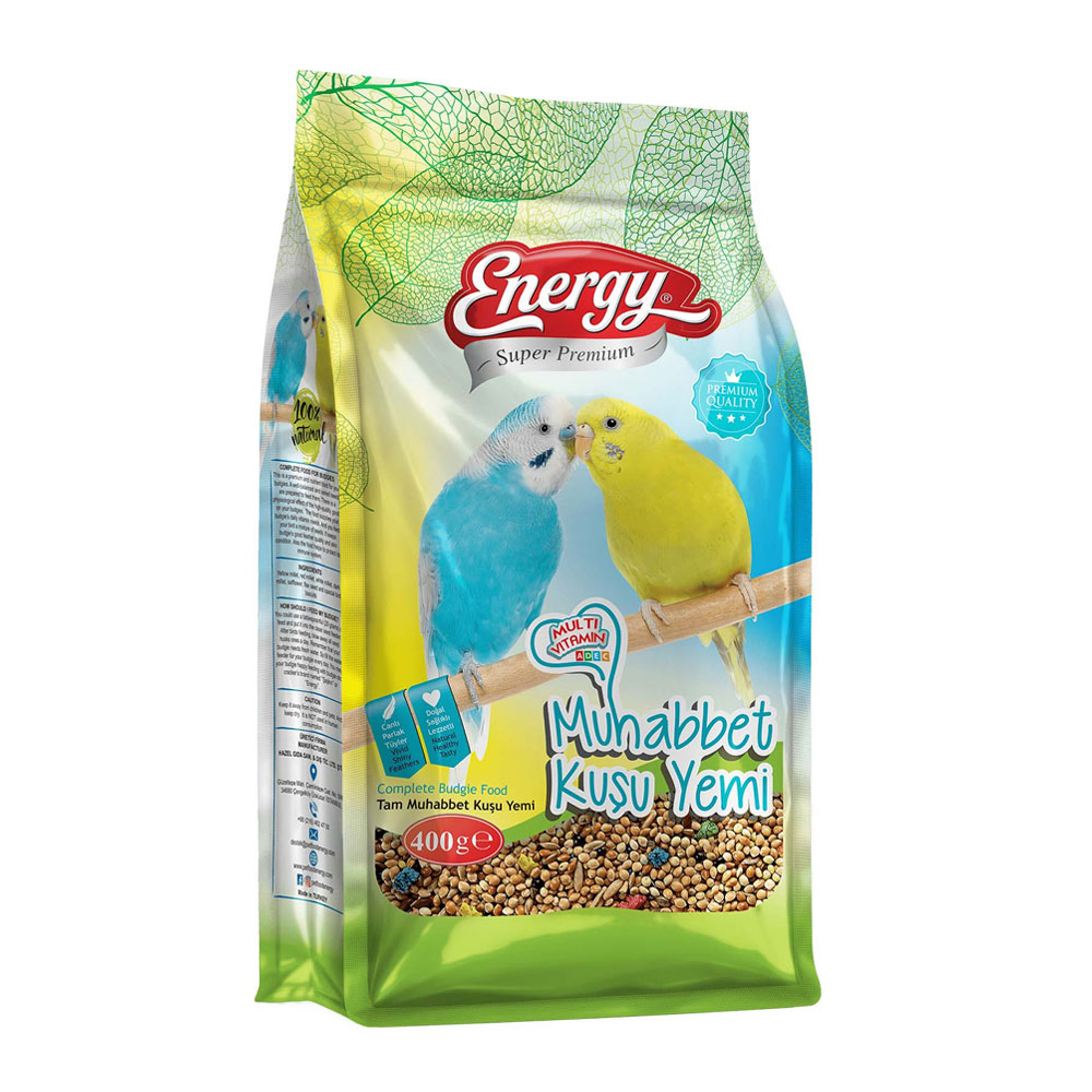 Energy Super Premium Muhabbet Kuşu Yemi 400 Gr