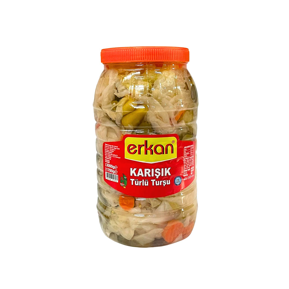 Erkan Karışık Turşu 3Kg
