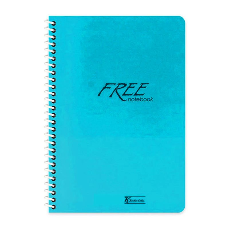 Keskin Color Free Spiralli 80 Yaprak A4 Kareli Defter Mavi