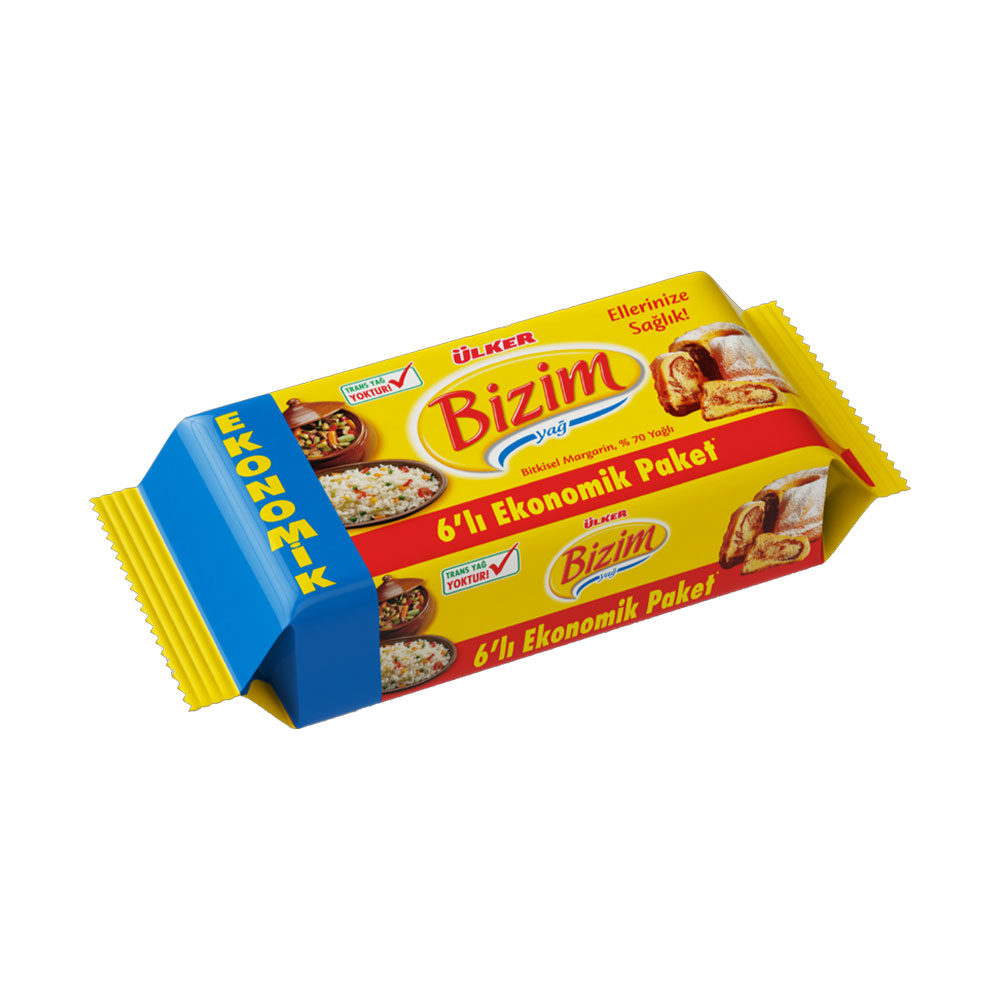 Bizim Paket Margarin 6X250 Gr