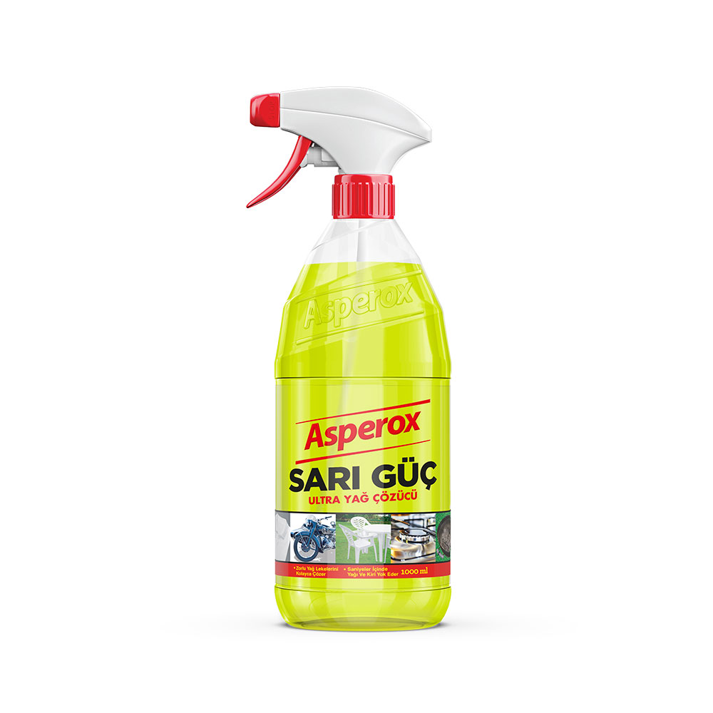Asperox Sarı Güç Çok Amaçlı Ultra Yağ Çözücü 1 Lt