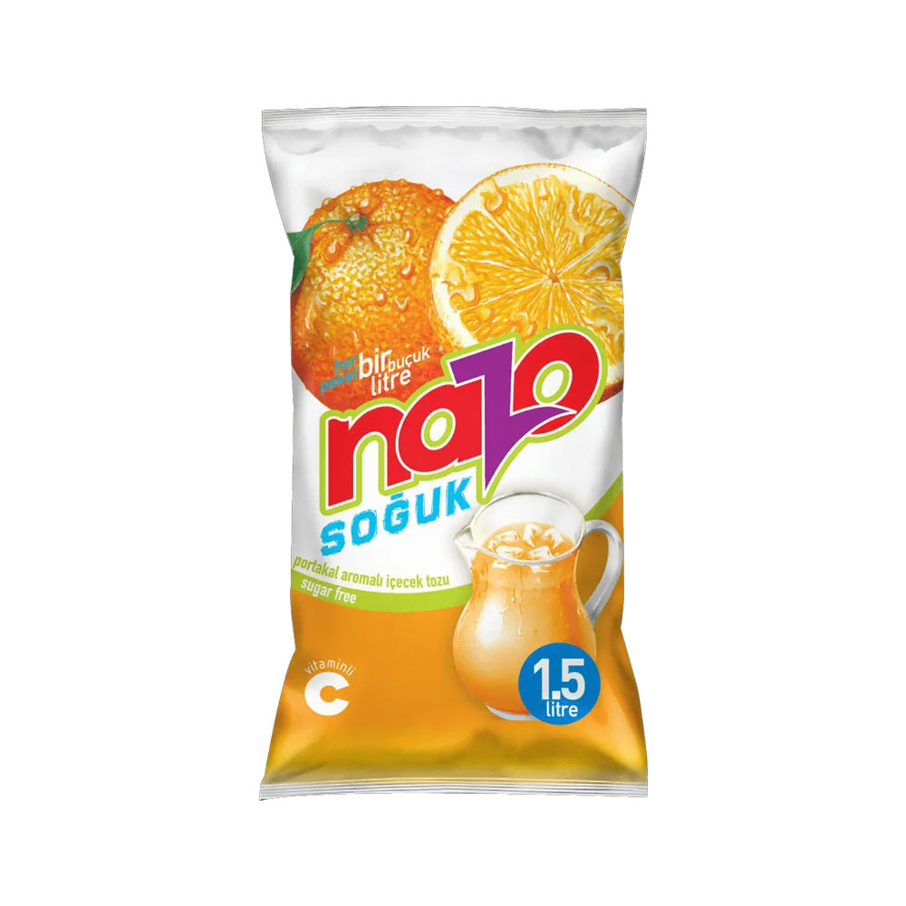 Nazo Toz İçecek Portakal 9 Gr