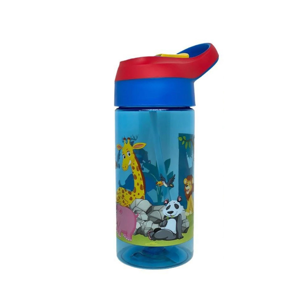 Vagonlife Tritan Okul Suluğu 500 Ml Hayvanlar - Mavi Kırmızı