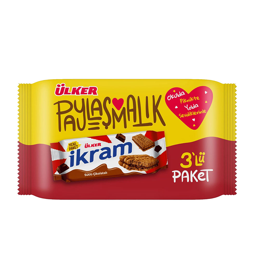 Ülker İkram Çikolatalı Kremalı Sandviç Bisküvi 250 Gr