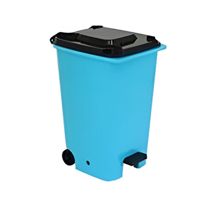 Ark Masaüstü Model Kalemlik Mini Çöp Kutusu Turkuaz