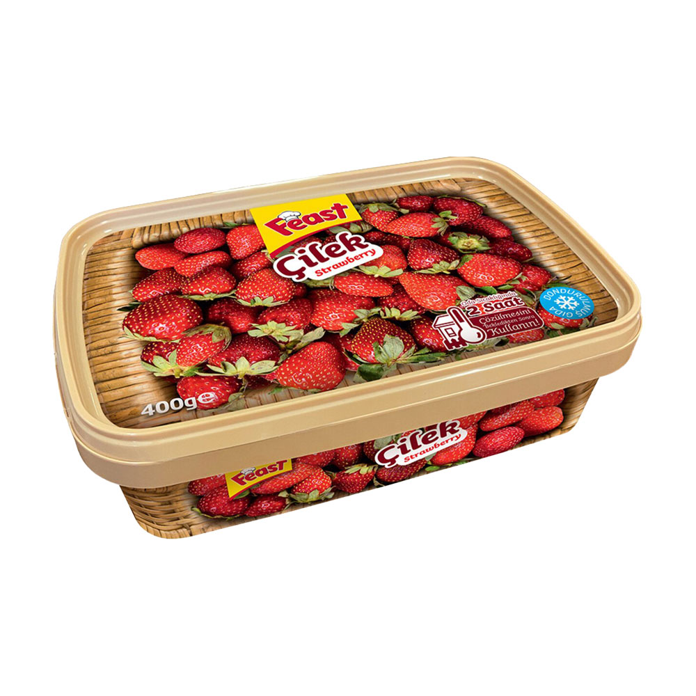 Feast Dondurulmuş Çilek 400G