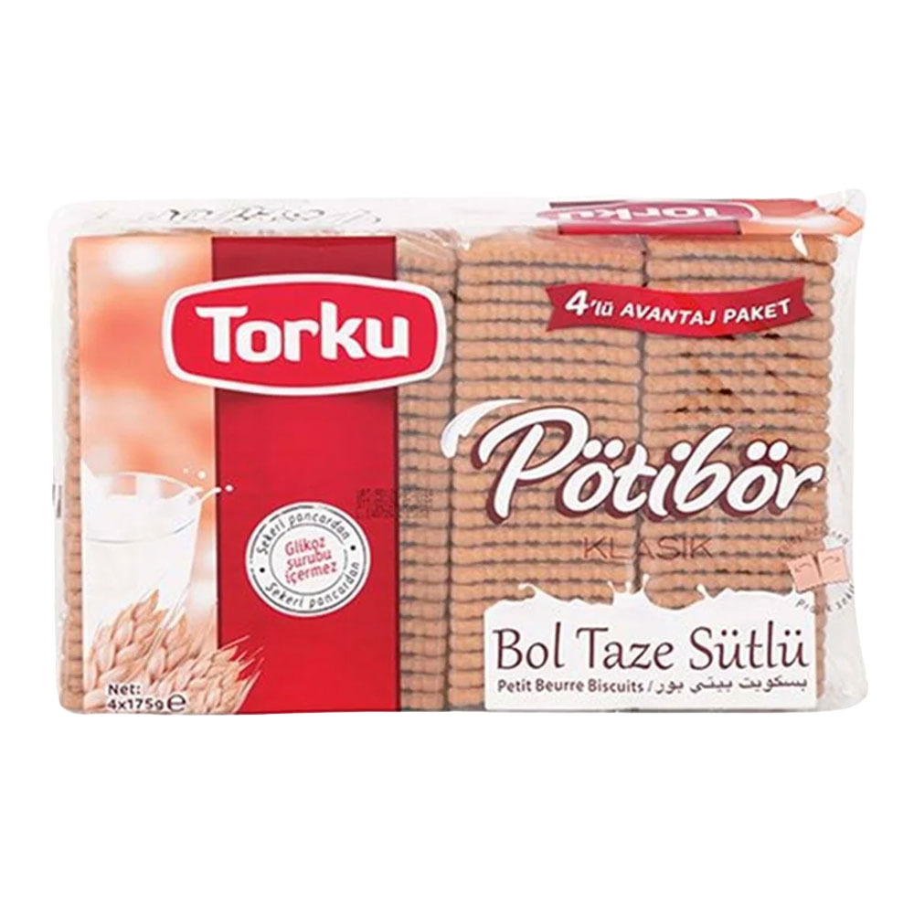 Torku Petibör Bisküvi 4'lü 700G