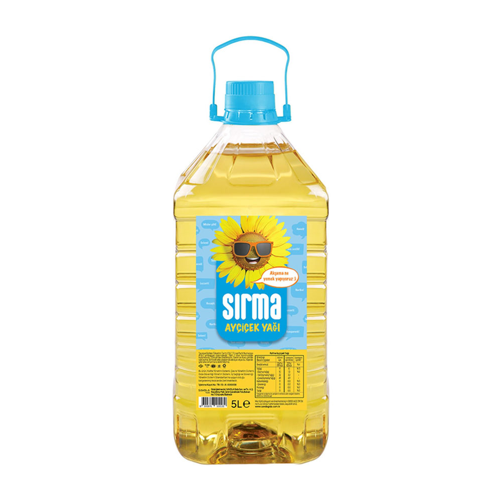 Sırma Ayçiçek Yağı 5 Lt Pet