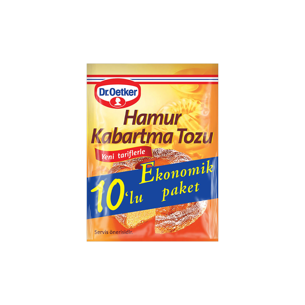 Dr.Oetker Hamur Kabartma Tozu 10'lu Paket 100 Gr