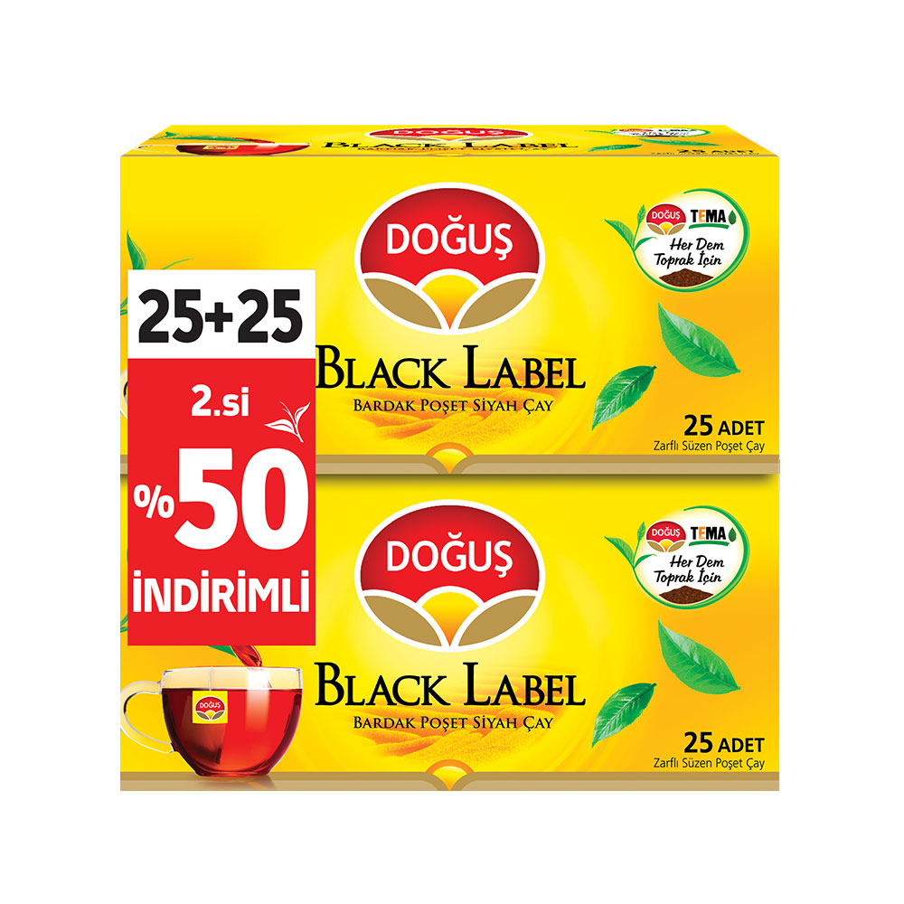 Doğuş Black Label Bardak Poşet Çay 50x2 G