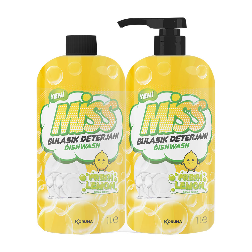 Miss Sıvı Bulaşık Deterjanı 2 x 1000 Ml