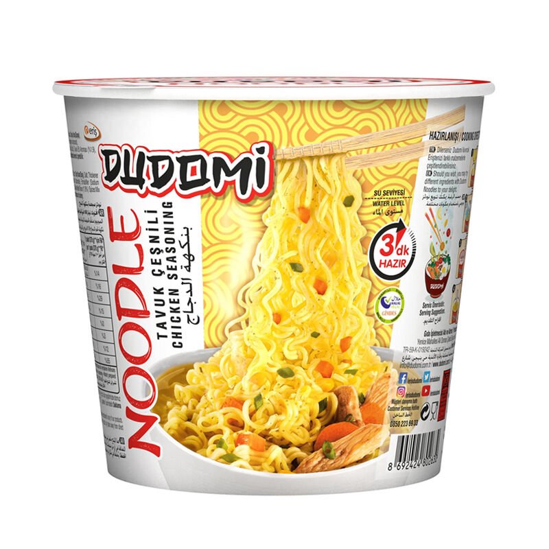 Dudomi Tavuk Çeşnili Noodle Bardak 60 Gr