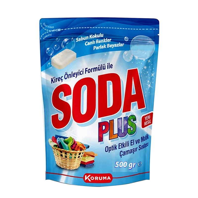 Soda Plus Optik Etkili El ve Matik Çamaşır Sodası 500 Gr