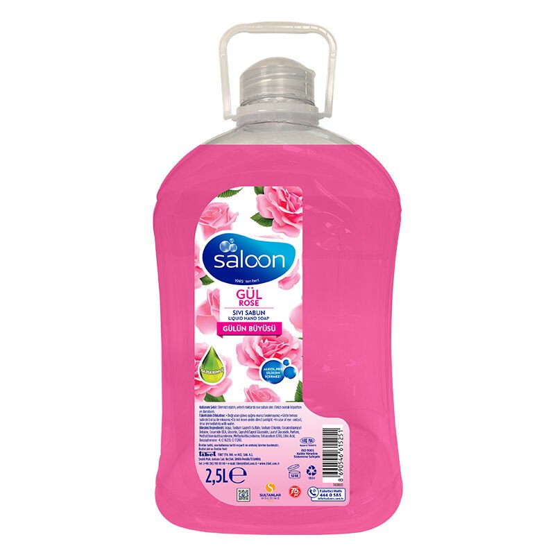 Saloon Sıvı Sabun Çeşitleri 2,5 Lt Gülün Büyüsü