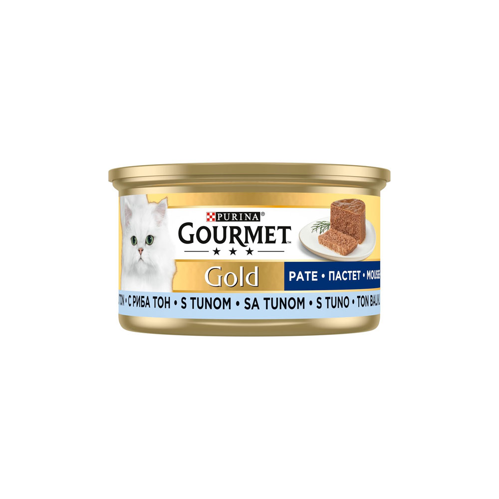 Gourmet Gold Kıyılmış Ton Balıklı Yaş Kedi Maması 85 Gr