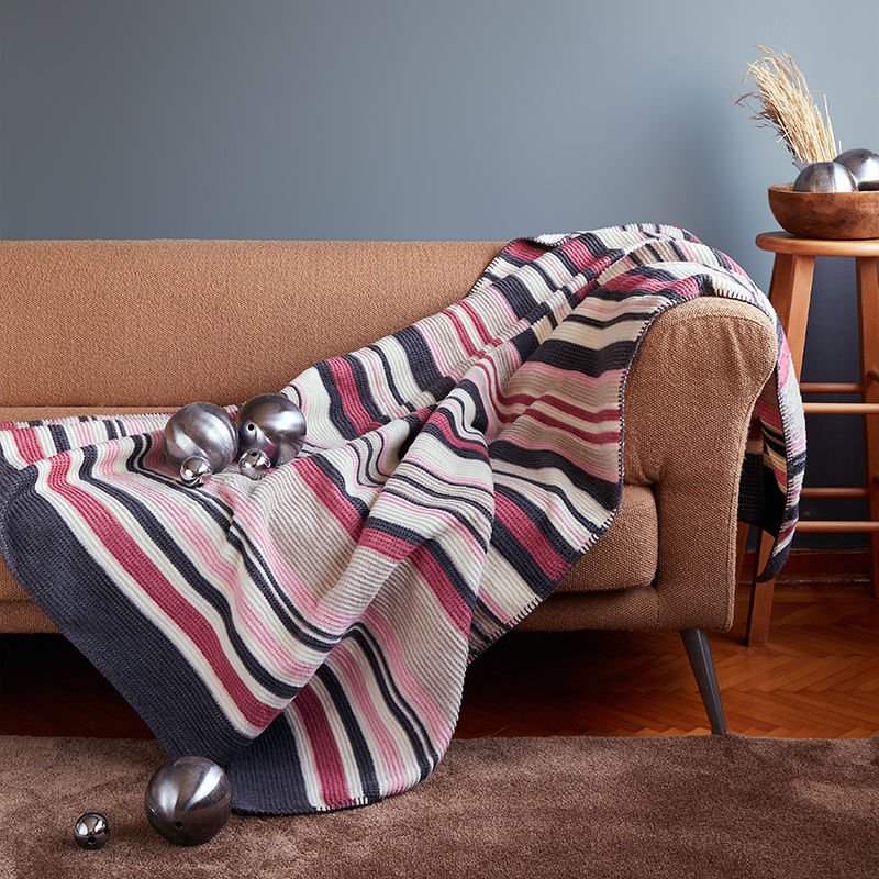 Pamukça Home Tek Kişilik Battaniye 150x200 Pembe Tonlu