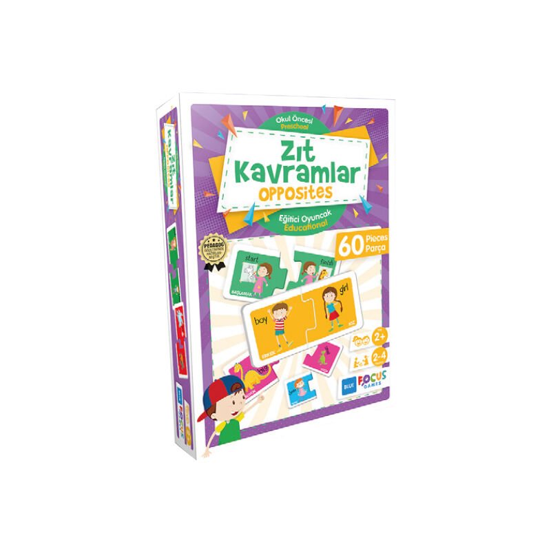 Focus Games Hem Eğlen Hem Öğren Eğitim Oyunları Zıt Kavramlar