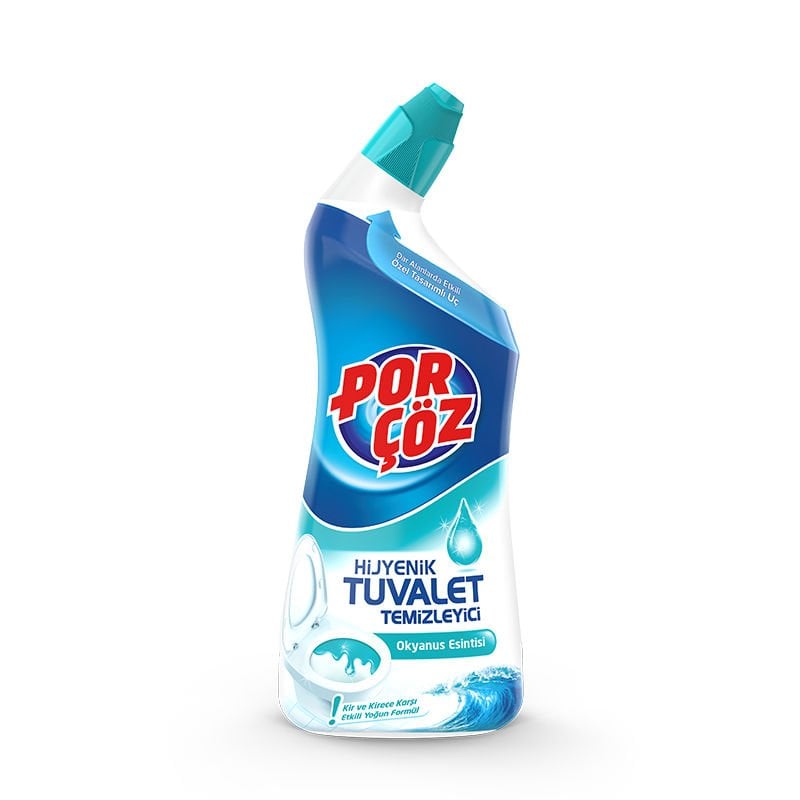 Porçöz Hijyenik Tuvalet Temizleyici Jel Okyanus Esintisi 750 Ml