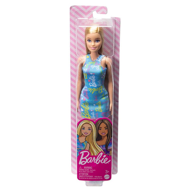 Mattel Oyuncak Barbie Bebekler Mavi Elbiseli