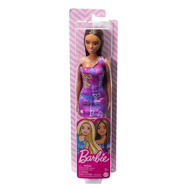 Mattel Oyuncak Barbie Bebekler Mor Elbiseli