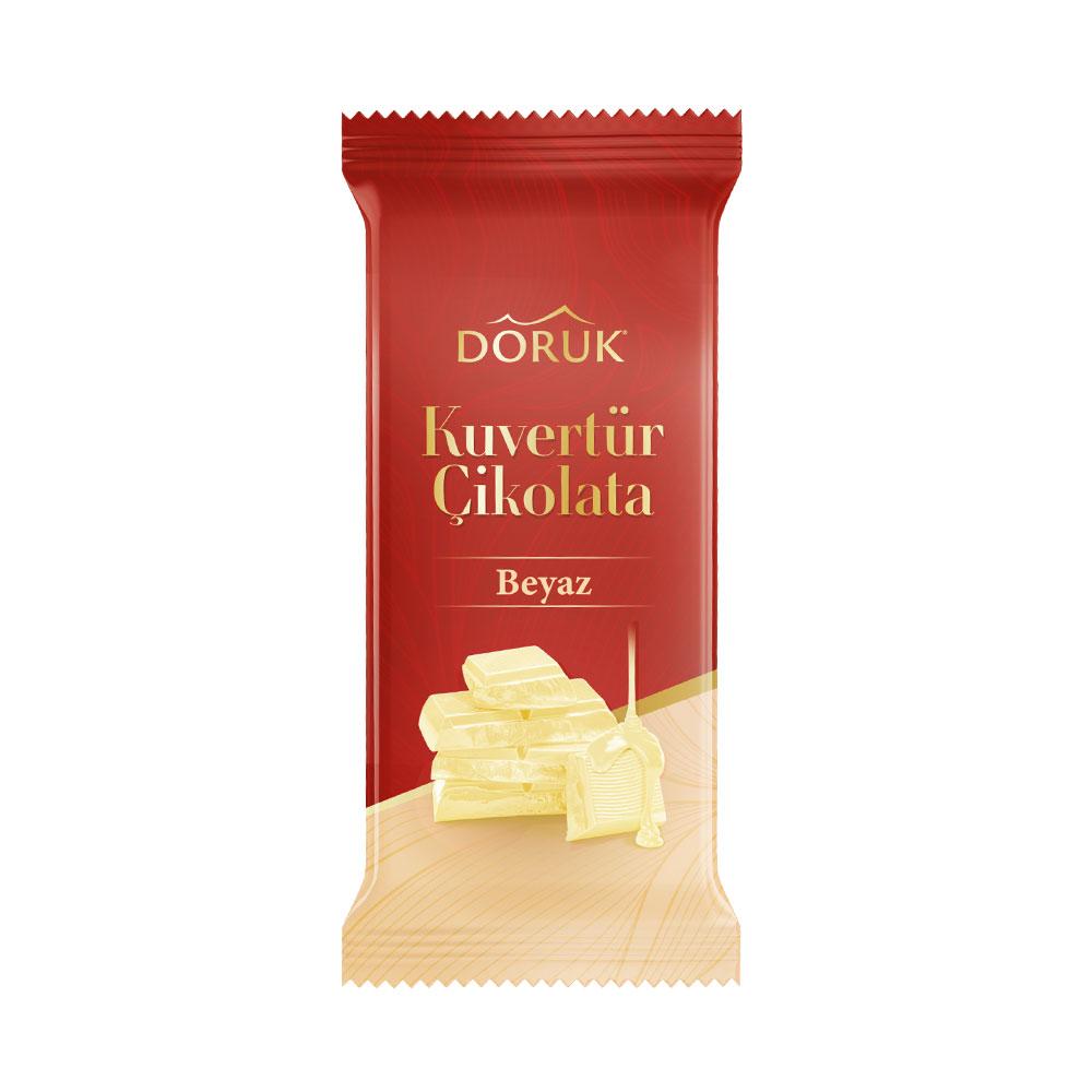Doruk Beyaz Kuvertür Çikolata 200 Gr
