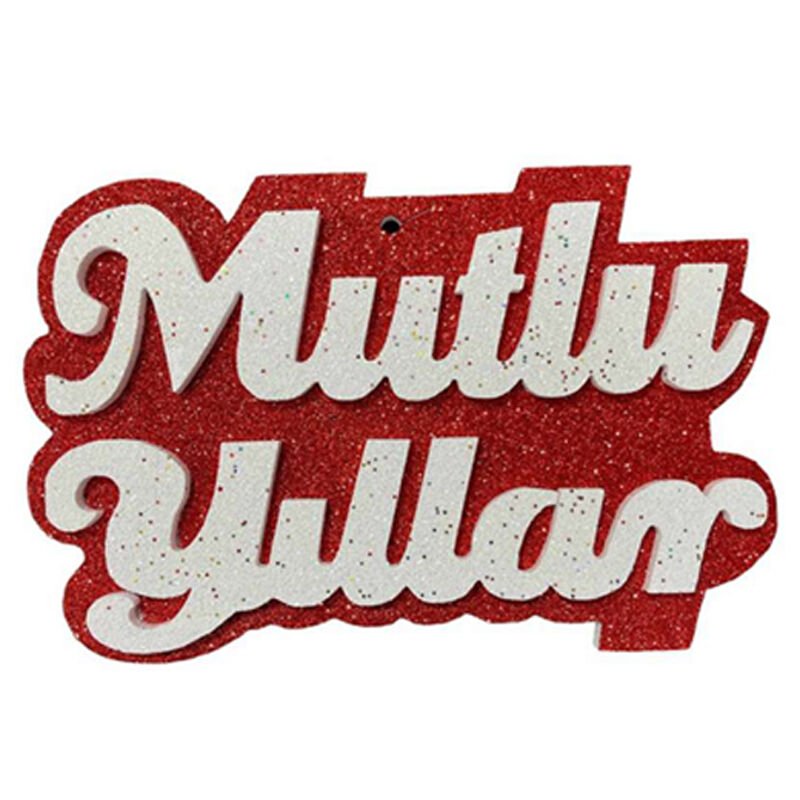 Yeni Yıl Yazılı Yılbaşı Duvar Süsü Büyük Boy Mutlu Yıllar