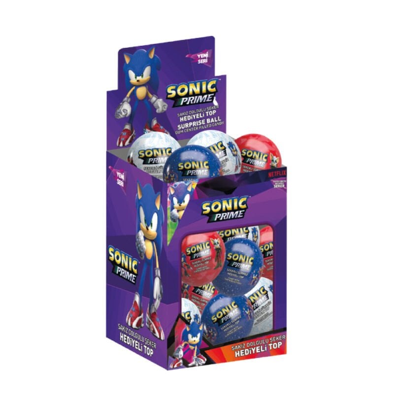 Sonic Lisanslı Sürpriz Top Yumurta Oyuncak Hediyeli