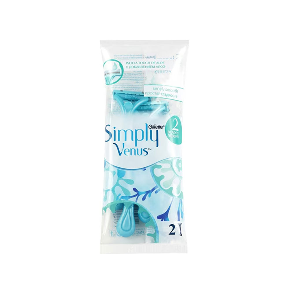 Gillette Venus 2 Simply Kullan At 2'li Kadın Tıraş Bıçağı