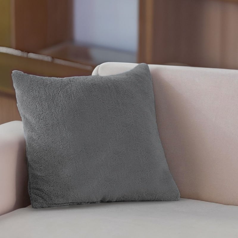 Wellsoft Kırlent Kılıfı 40x40 cm Gri
