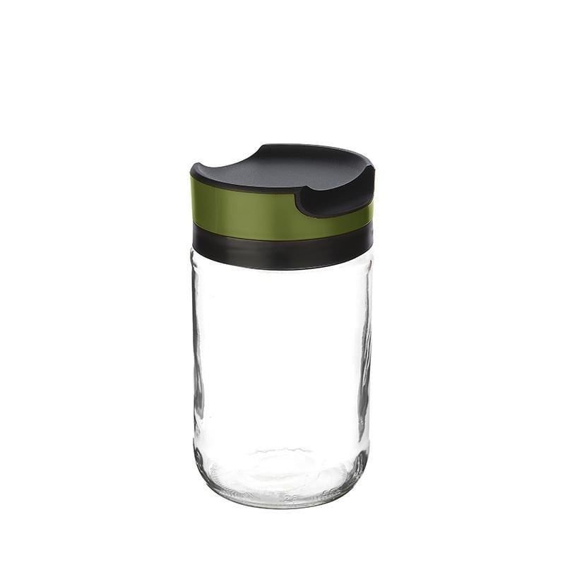 Titiz Glaser Cam Erzak Kabı 660 Ml Yeşil