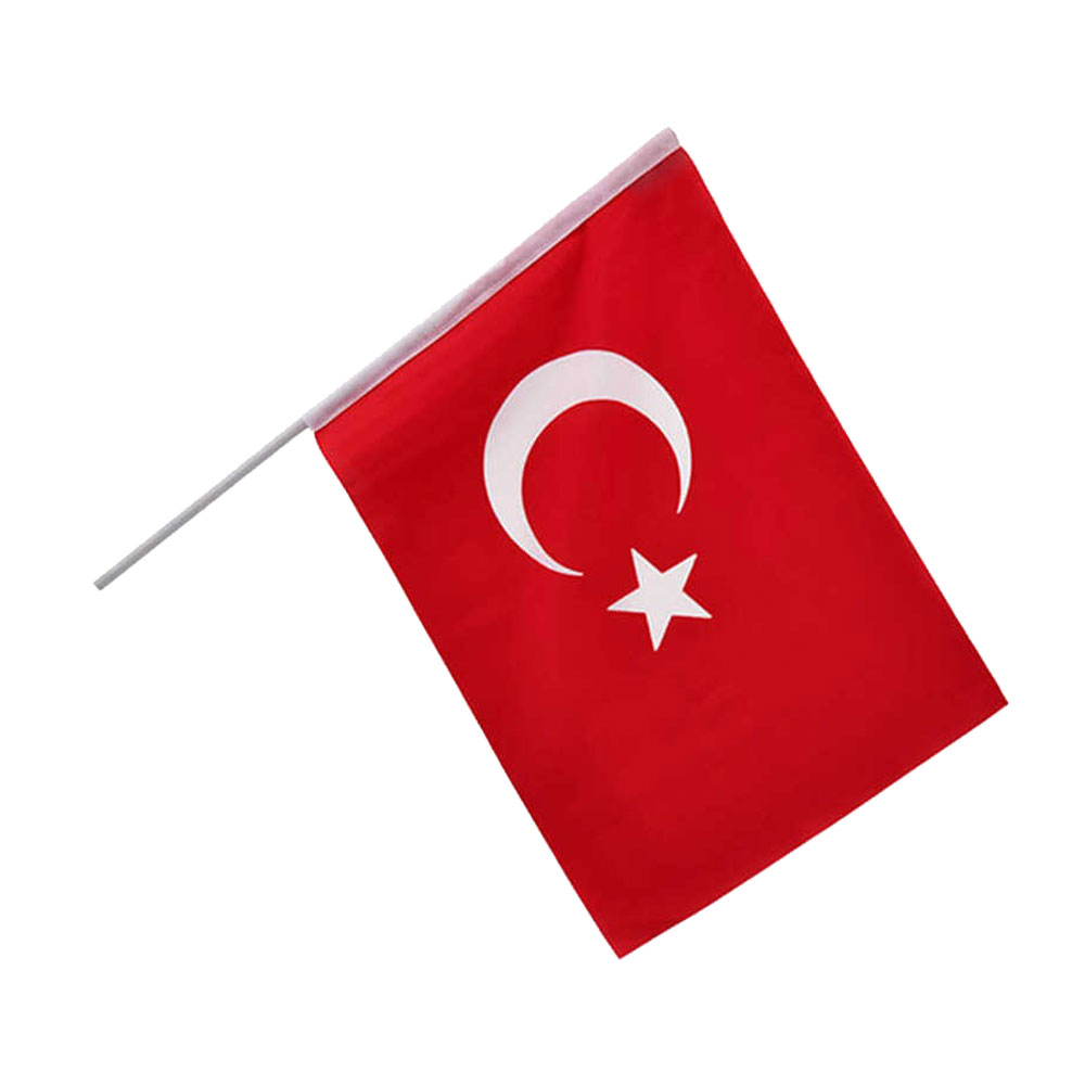 Bez Türk Bayrağı Saplı 20X30