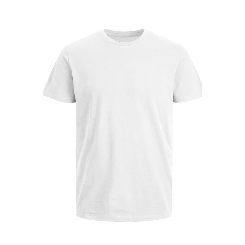 Cotton Nice Sıfır Yaka Tişört Beyaz - M
