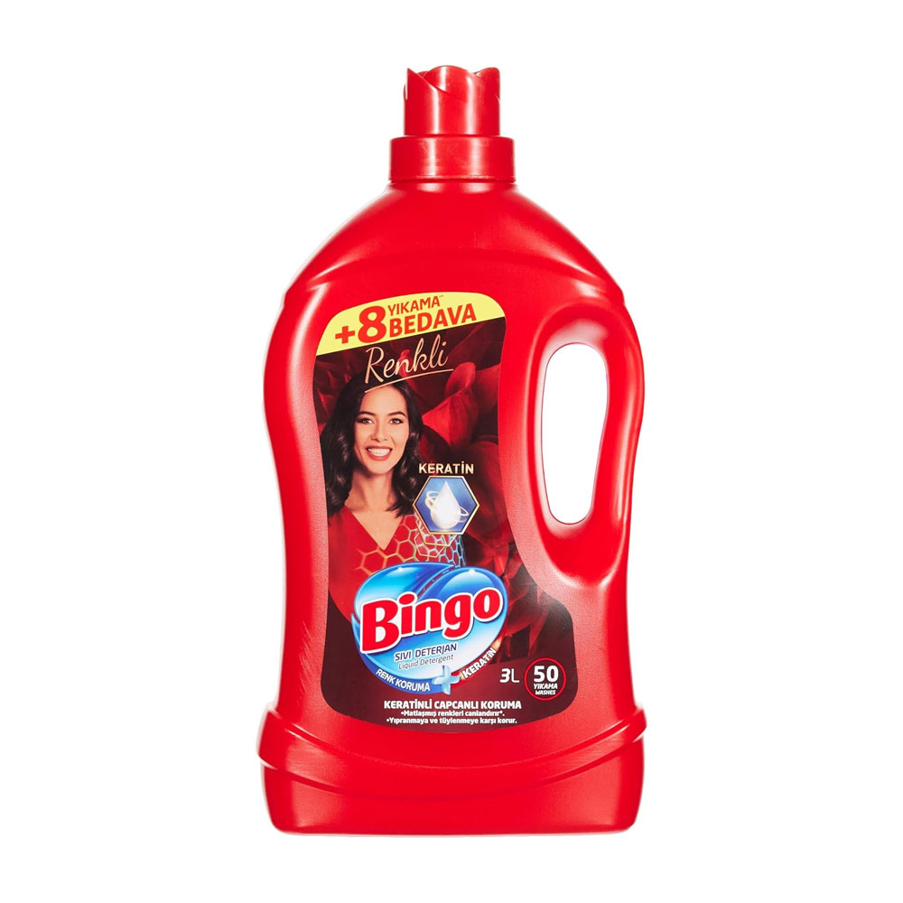Bingo Sıvı Deterjan Renkliler 3 Lt