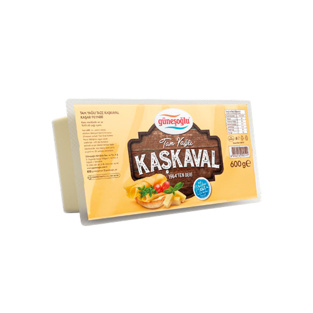 Güneşoğlu Kaşkaval Peynir 600 Gr