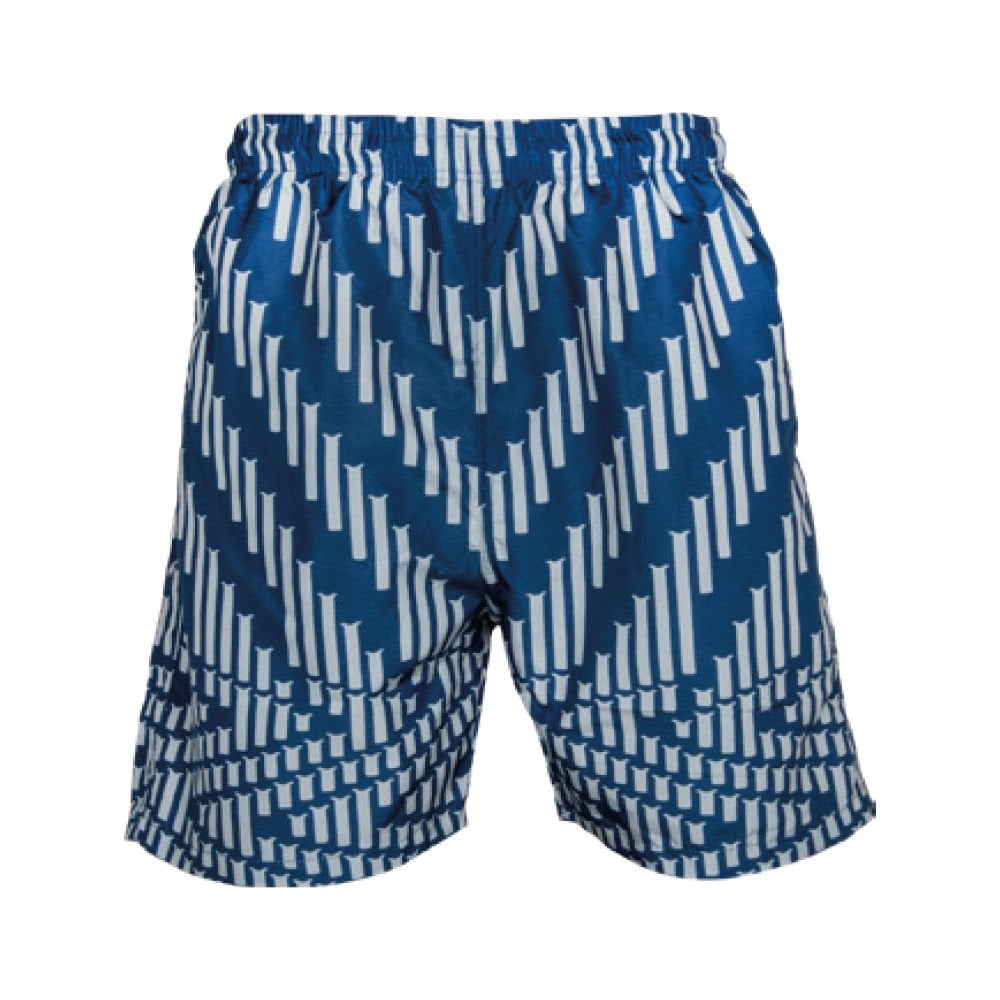Pilinq Erkek Dijital Baskılı Deniz Şortu Lacivert - L-XL