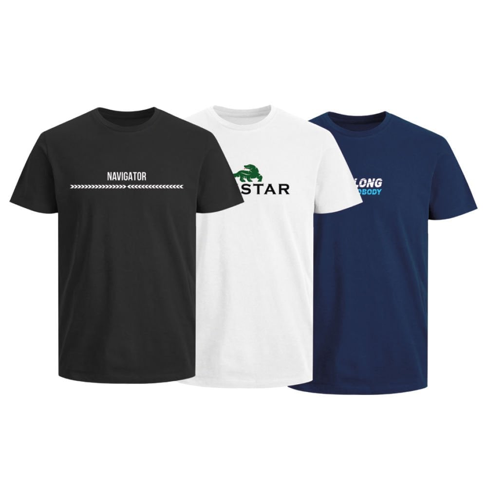 Cotton Nice Sıfır Yaka Baskılı Erkek Tişört Siyah - M