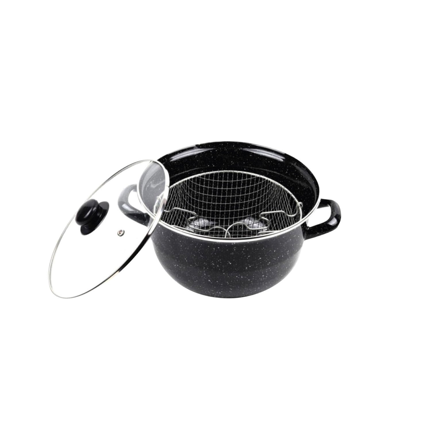 Alev Emaye Kızartma Tenceresi 24 Cm