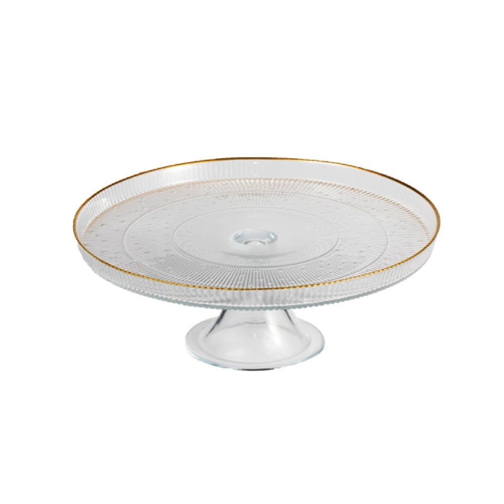 Glasscom Prestij Ayaklı Tabak 28 Cm