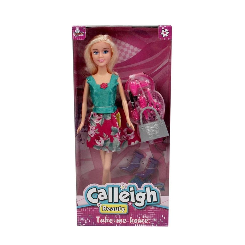 Vardem Calleigh Aksesuarlı Manken Oyuncak Bebek