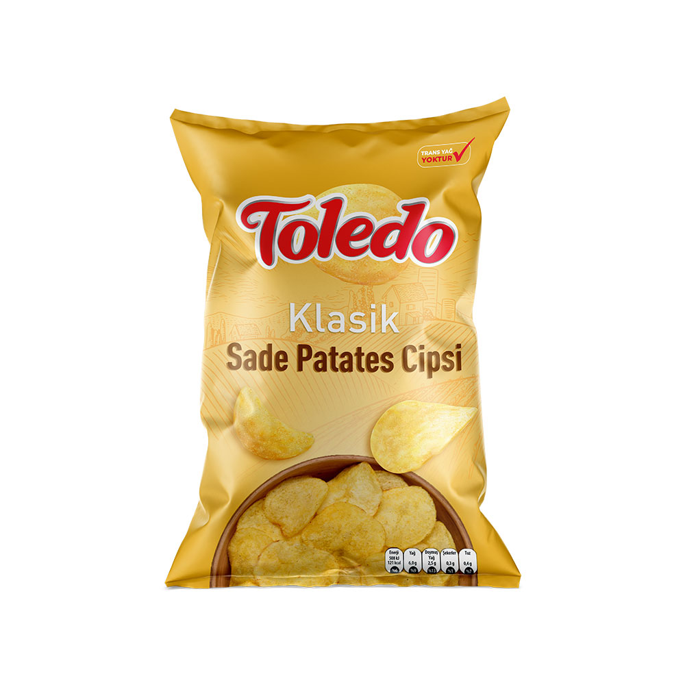 Toledo Klasik Sade Patates Cipsi 150 Gr