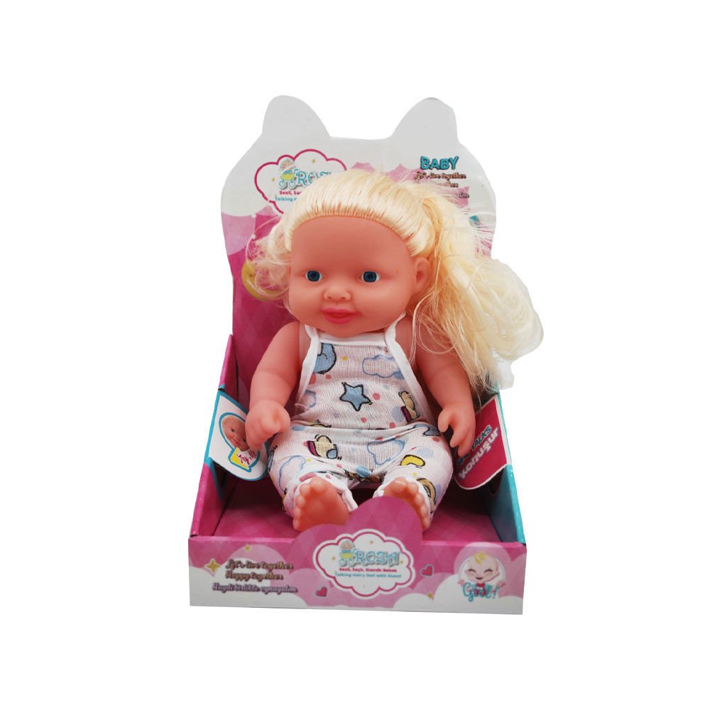 Global Toys Roza Saçlı Konuşan Et Bebek