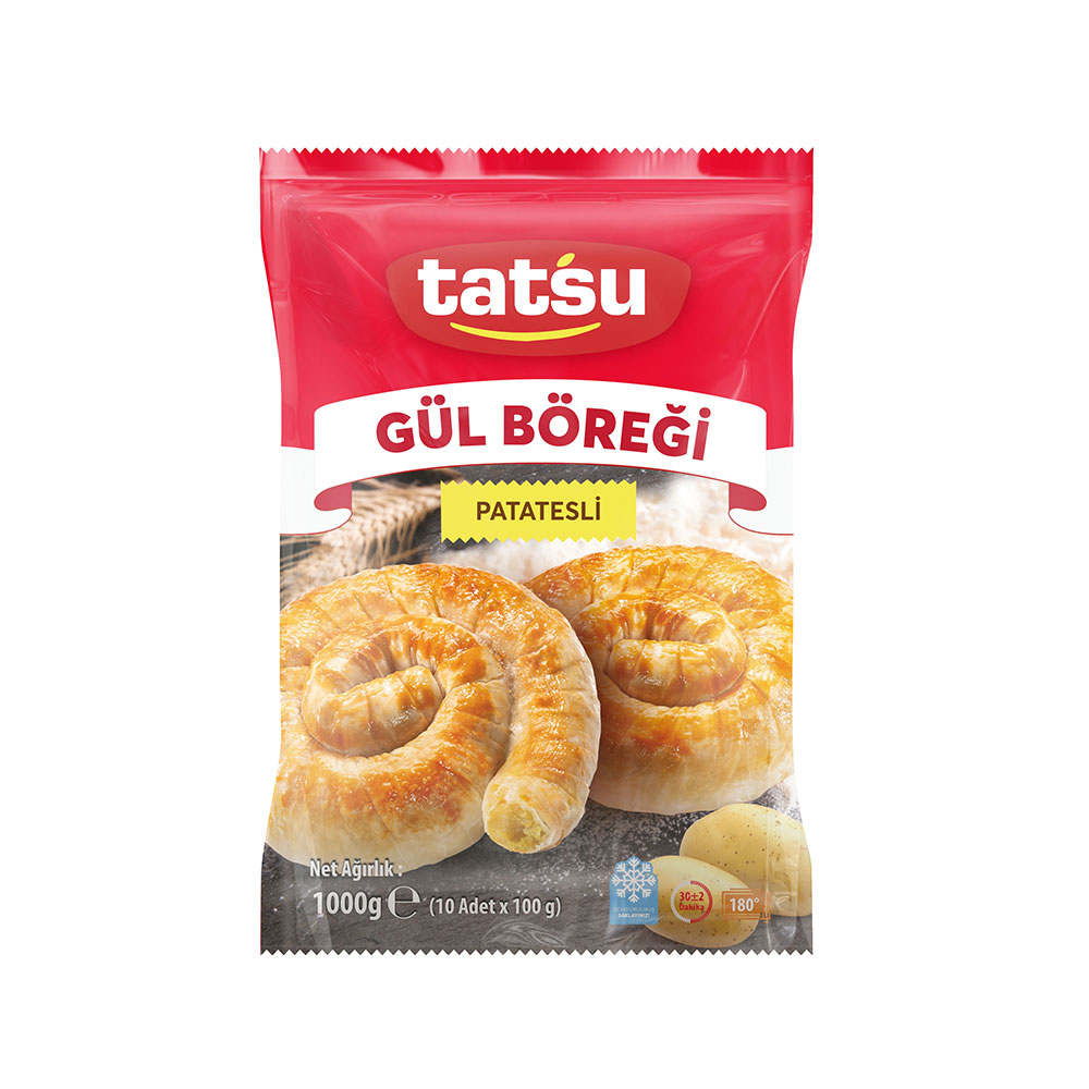 Tatsu Patatesli Gül Böreği 1000 Gr