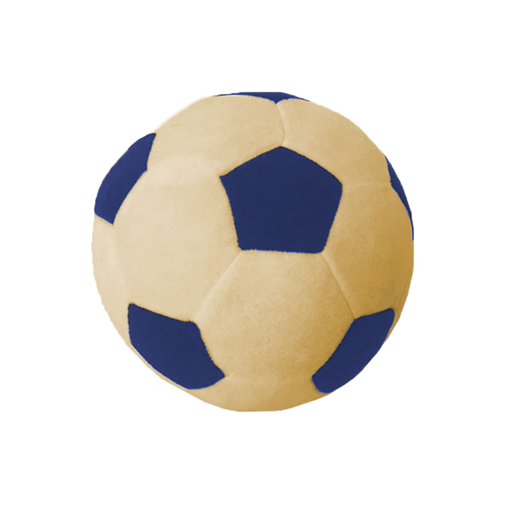 Montoys Peluş Yastık 30-35 Cm Futbol Topu - Sarı Lacivert