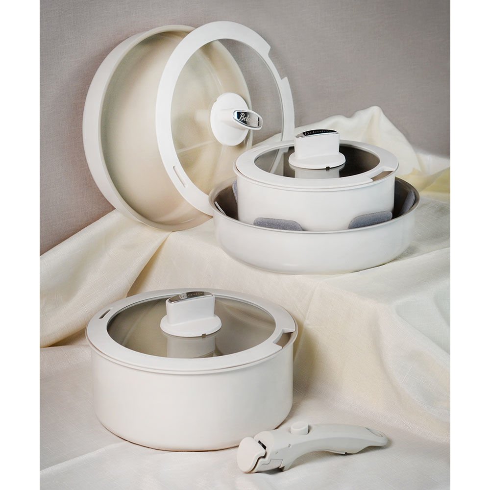 Baleriva Easy Cook Seramik Tencere Seti Bej 8 Parça