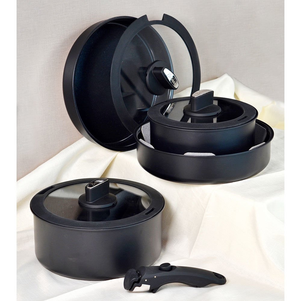 Baleriva Easy Cook Seramik Tencere Seti Siyah 8 Parça