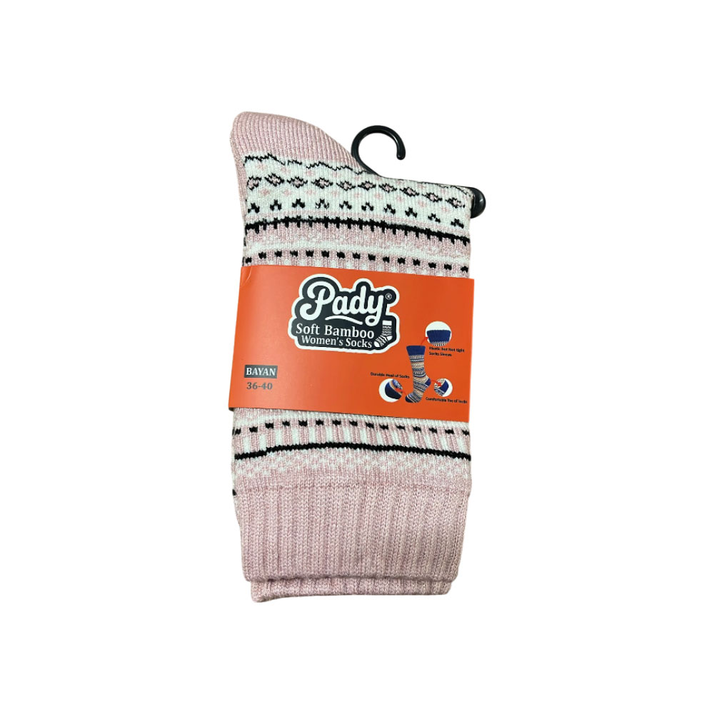 Pady Kadın Kışlık Çorap - Pembe